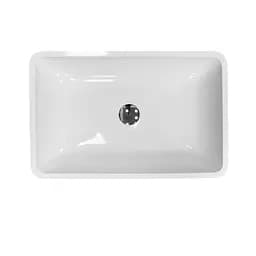 Раковина Adamant Lower black/white glossy 4824296204009, Чорний - мініатюра 3