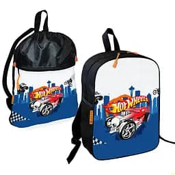 Школьный рюкзак детский Хот Уилс + Сумка для обуви спортивной формы рюкзак-мешок мальчику (01879)