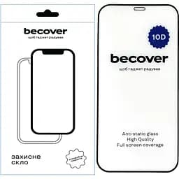 Захисне скло BeCover для Apple iPhone 12 10D Black (711324)