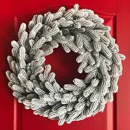 Вінок хвойний різдвяний Hvoya Traditional литий засніжений 50 см