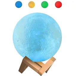 Нічник UFT RGB Moon light 3D Луна на підставці 11 см 5 режимів світла