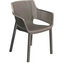 Стул садовый пластиковый Allibert Elisa бежевый