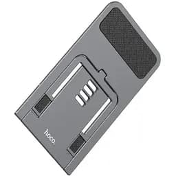 Подставка для телефона Hoco PH43 Main-way ultra-thin настольный держатель металлический серый