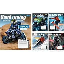 Зошит учнівський "Hobby" 1 Вересня 768192 18 аркушів Різнокольоровий 1 шт. в асортименті