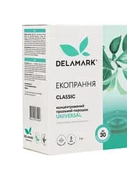 Концентрований безфосфатний пральний порошок Delamark Universal 1 кг (4820152330048)