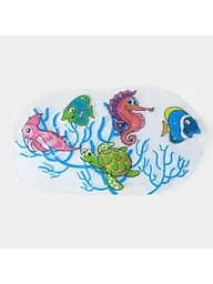 Дитячий антиковзаючий килимок на присосках 65х38 у ванну резиновий противоскользящий коврик гумовий для дорослих дітей силіконовий морський коник