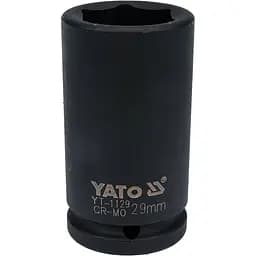 Головка торцевая ударная 6-гранная Yato удлиненная квадрат 3/4" М=29 мм L=90 мм (YT-1129)