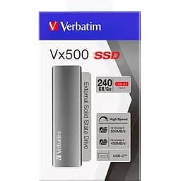 Зовнішній SSD накопичувач Verbatim Vx500 240GB (47442) [128399] - мініатюра 9