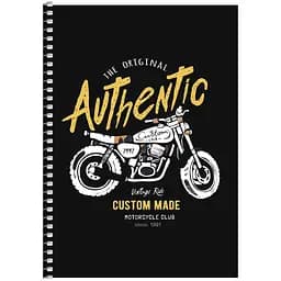 Тетрадь для записей Student А5, без линовки, спираль, 96 л., Authentic (A5-SC-096-6117)