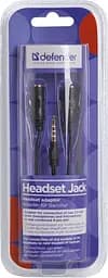 Переходник аудио Jack 3.5mm M 3pin -> 2 Jack 3.5mm F (разветвитель) Defender