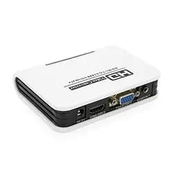 Активний конвертер HDMI (input) на VGA(output) + Audio Adapter, White, 4K / 2K,