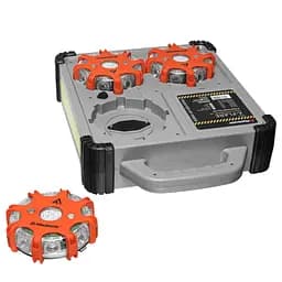 Комплект ліхтарів професійних Mactronic X-Flare (30 Lm) Red/Blue/Amber Recharg 12v/220V Magnetic (PSD0112) - мініатюра 6