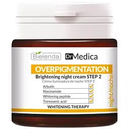 Нічний крем для обличчя Bielenda Dr Medica Overpigmentation Освітлювальний крок 2, 50 мл - мініатюра 2
