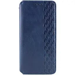 Шкіряний чохол-книжка Getman Cubic (PU) для Samsung Galaxy A07 Синій