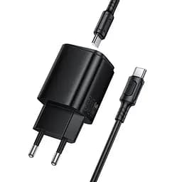 МЗП Borofone BAS85A Star PD30W+QC3.0 (1USB-A/1C) + кабель Type-C to Type-C Black - мініатюра 5
