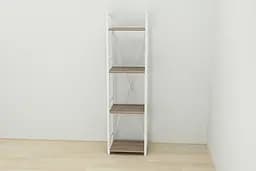 Етажерка 4/34 Ferrum-decor Серії Коннект 120x34x28 білий ДСП Дуб Сонома Труфель 16мм (FRD-104281) - мініатюра 7