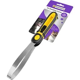 Скребница для собак и кошек Bronzedog с выдвижным лезвием 36х4 см