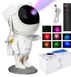 Нічник – проектор зоряного неба Астронавт Astronaut Starry Sky Projector космонавт дитячий світильник - мініатюра 2