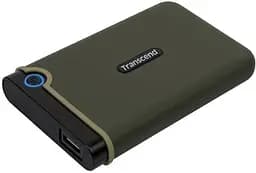Зовнішній жорсткий диск Transcend HDD 2.5" USB 2TB StoreJet 25M3 Military Green Slim (TS2TSJ25M3G) - мініатюра 3