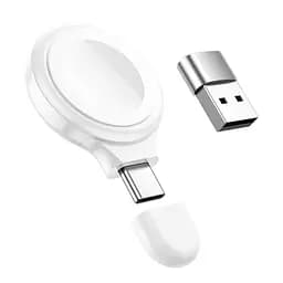 Зарядка QI Hoco portable wireless charger for iWatch CW36 Type-C/USB, 0.4A/2W