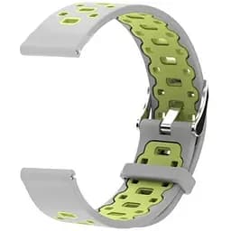 Спортивний ремінець Primo Perfor Classic для годинника Samsung Galaxy Watch 3 41 мм (SM-R850) Grey Green