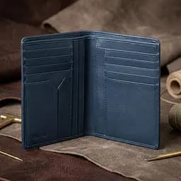 Чоловіче портмоне Tony Perotti Cortina 5050 navy (90110) Синє - мініатюра 5