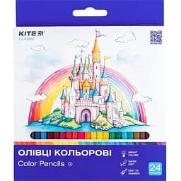 Карандаши цветные Kite Classic 24 шт. (K-055)
