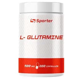 Амінокислота Sporter L-Glutamine 200 капсул