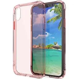 Чехол-накладка Toto TPU+PC colorful case iPhone X Rose Gold