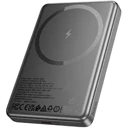 Зовнішній акумулятор HOCO Q26A Joy PD20W magnetic fast charging power bank(10000mAh) metal gray (6942007624053)