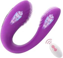 Вібратор парний I’MCUM DoubleJoy Фіолетовий (IM-KCD501)