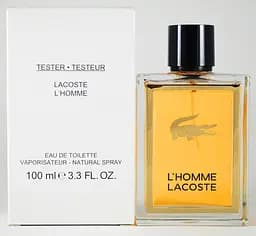 Оригинал Lacoste L'Homme 100 мл ТЕСТЕР туалетная вода