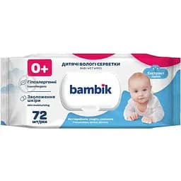 Детские влажные салфетки Bambik с липой 72 шт.