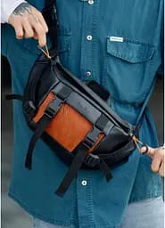 Чоловіча поясна сумка бананка Sambag 38х21 см sum0022763 - мініатюра 7
