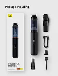 Бездротовий пилосос автомобільний Baseus A5 Air Car Vacuum Cleaner 12000pa (C30459500111-02) - мініатюра 10