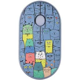 Мышка 2E MF300 PETSCATS Silent Wireless/Bluetooth Blue (2E-MF300WPETSBL)