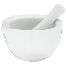 Ступка Kela Paco керамічна з товкачем 10x6 см (10774)