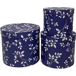 Набор подарочных коробок Ufo Y003 Blue круглые 3 шт. (Y003 Набор 3 шт BLUE круг)