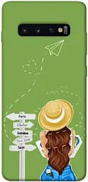Чохол Demsky Travel girl для Samsung Galaxy S10+