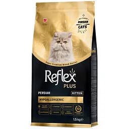 Сухий корм для кошенят породи перська Reflex Plus Persian Kitten повноцінний та збалансований 1.5 кг