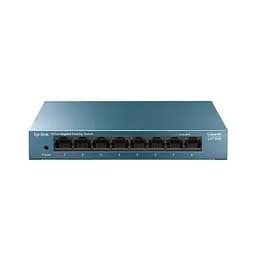 Комутатор TP-LINK LS108G, 8x100/1000 Mb/s, металевий корпус, некерований