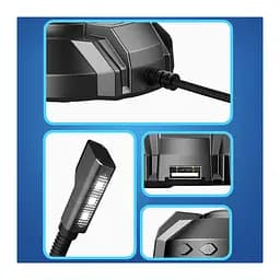 Мікрофон HP DHP-1100C RGB backlit 3.5мм+USB Black (DHP-1100C) - мініатюра 4
