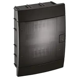 Електричний щиток внутрішній Horoz Electric 16 з пружинною системою блокування чорний