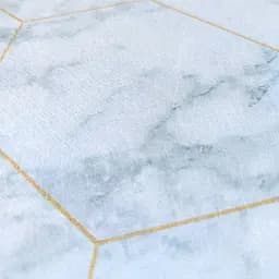 Самоклеюча плівка Sticker Wall 0.45х10м х 0.07мм Малахітовий мармур золоті стільники SW-00001214 - мініатюра 2