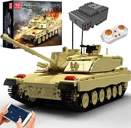 Конструктор танк на радіокеруванні  Mould King танк Челленждер Challenger2 Tank для дорослих та дітей військова техніка 1129 деталей