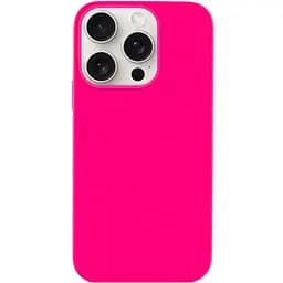 Чохол Epik Silicone Case Full Protective AA NO LOGO для Apple iPhone 15 Pro 6.1 Рожевий/Barbie pink