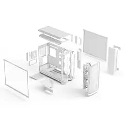 Корпус Fractal Design Meshify 3 XL RGB Tempered Glass без БЖ White (FD-C-MES3X-06) - мініатюра 7