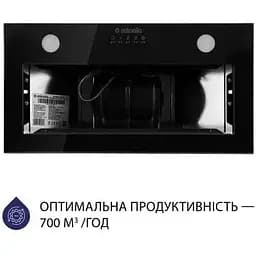 Витяжка вбудована Minola HBI 52622 BL Glass 700 LED - мініатюра 2