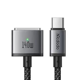 Кабель USB-C to Magsafe 3 Magnetic Cable McDodo 140W CA-1470 с индикатором LED 2 метра черный
