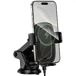 Автотримач з БЗП Borofone BH223 Follower 15W (center console) Black - мініатюра 3